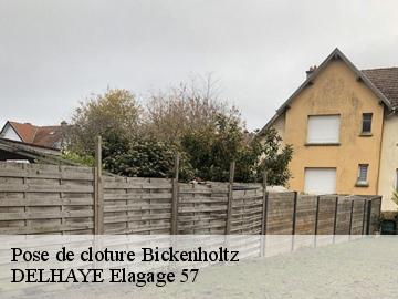 Pose de cloture  bickenholtz-57370 DELHAYE Elagage 57